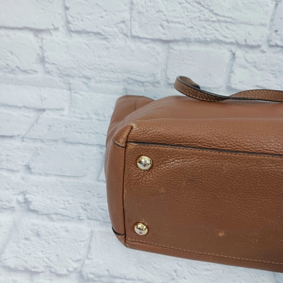 Michael Kors Acorn Harper brown pebbled leather bag - Picture 7 of 15